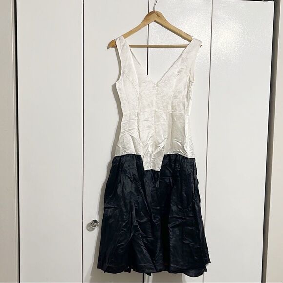 Anthropologie Tracy Reese’s Natasha Drop Waist Midi Dress Size 2 - Picture 6 of 7